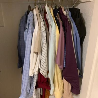 Mens Assorted Dress Shirts And Button Ups(medium-large-X Large)