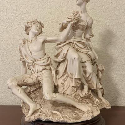 Renaissance Style Lovers Sculpture 