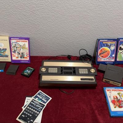 Vintage Intellivision Gaming Console And 14 Games