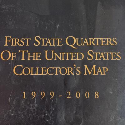 First State Quarters Of The United States Collector’s Maps Plus More