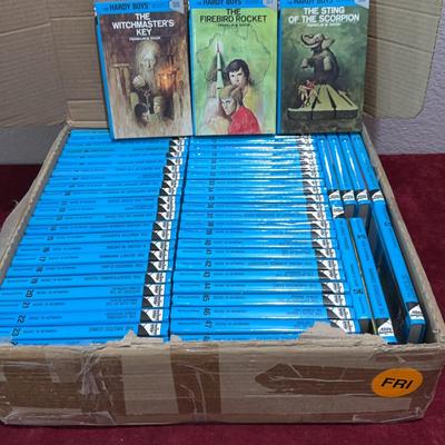 The Hardy Boys Complete 58 Book Set 1-58 Hardcover Glossy Flashlight Series New
