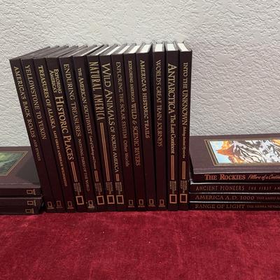 National Geographic Leather Books 21 Volumes