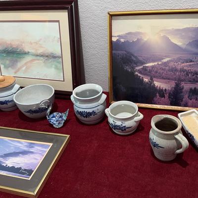 Blue Pottery Made In Poland And other decor 