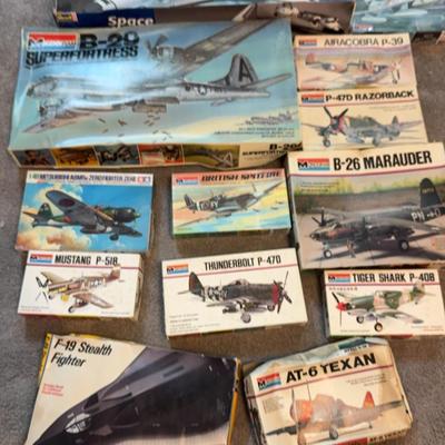 Vintage Model Plane Kits Lot 2
