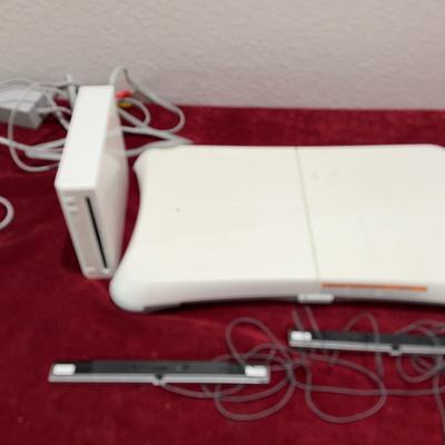 Wii Console with Wii Fit Board