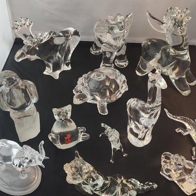 Crystal Glass Figures Animal Kingdom 