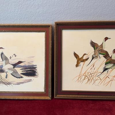 M Karas Duck Oil Painting