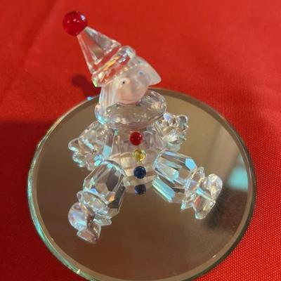 Swarovski crystal clown