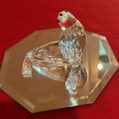 Swarovski crystal sea lion