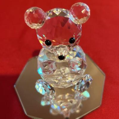 Swarovski crystal bear