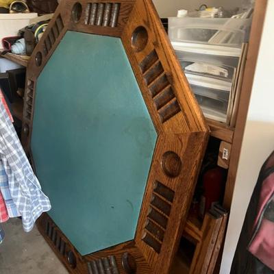 POKER TABLE TOP, THIS CAN BE PUT ATOP ANY TABLE...