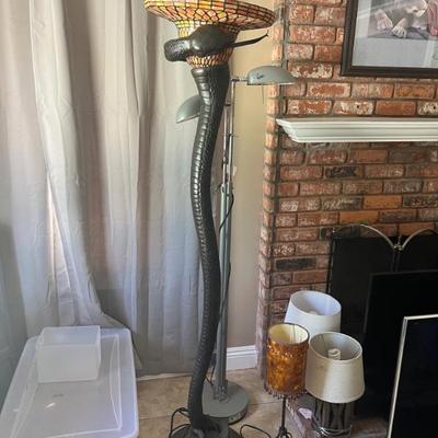 SNAKE FLOOR LAMP...