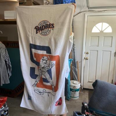SAN DIEGO PADRES FAN BEACH TOWEL.