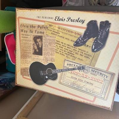 ELVIS PRESLEY FAN COLLECTIBLE ART.