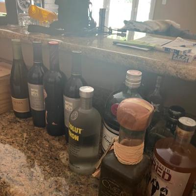LOTS OF BAR ITEMS.