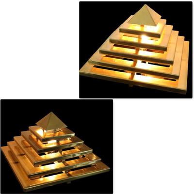1970'd French pyramid lamps 