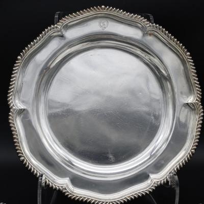 1 of 6 silver underplate
