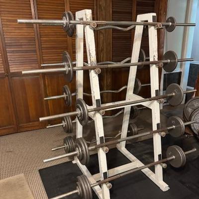 Cobra barbells and stand