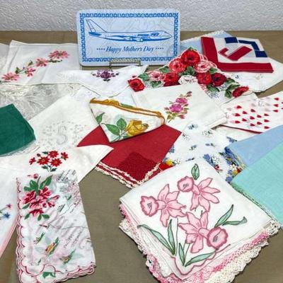 Boeing happy mother's day" & handkerchiefs