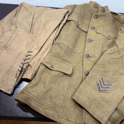 Original ww1 1st army engineers uniform with patch