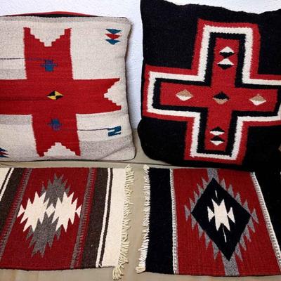 Zapotec pillow cover small table top weavings
