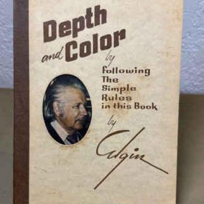 Elgin signed depth & color" art book
