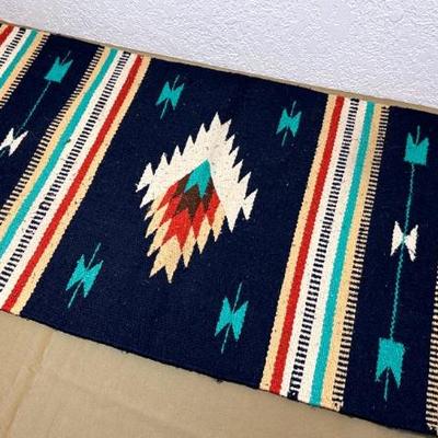 Southwest style woven rug