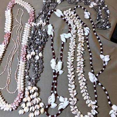 Shell necklaces or leis