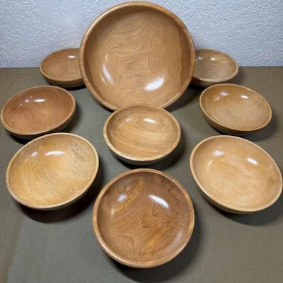 Wood salad set