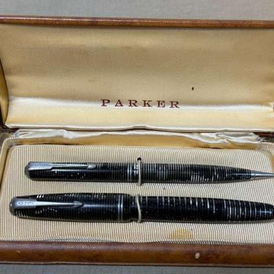 Parker vacumatic pen pencil set