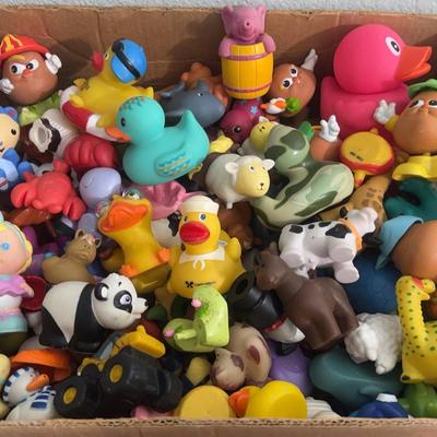 BIG Mystery Lot of Rubber Ducks, Bath Toys, Mr. Potato Head and More