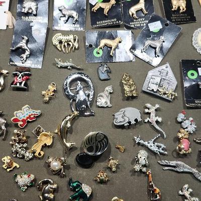 Mystery Lot of Animal Pins and Brooches