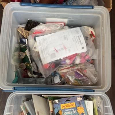 Mystery Lot of Sewing and Crafting Supplies