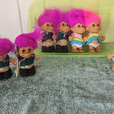 Vintage Russ Troll Dolls: Fishermen and Summer Girls