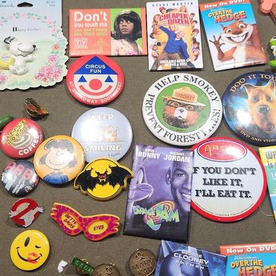 Mystery Lot of Character and Advertising Pins