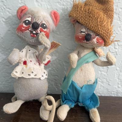 Vintage Annalee Country Mice - 1971