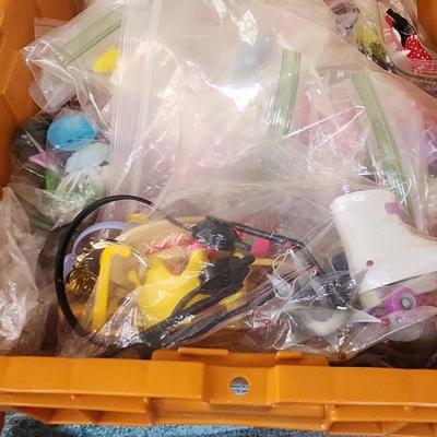 Mystery Tote of Doll House and Doll Accessories 