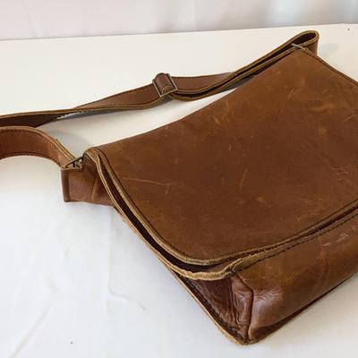 Large Leather Messenger Bag