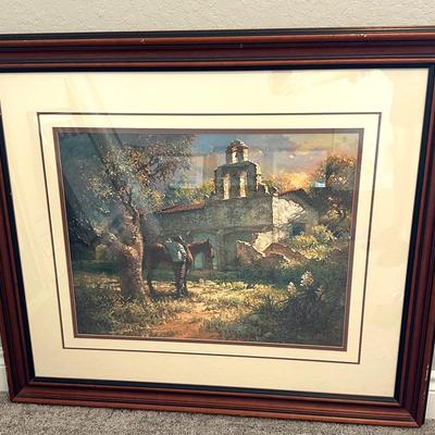 “Mission San Juan” Framed LE Print By Robert Summers