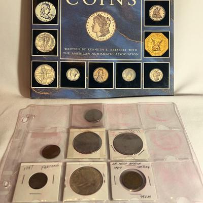 US and Foreign Coins And Collectible American Coin Book