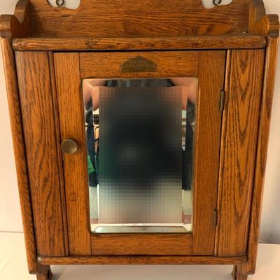 Vintage Capitol Towel Service Co. Cabinet
