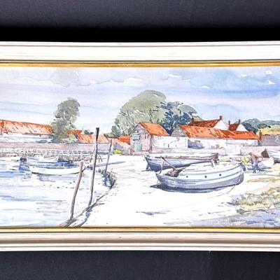 Framed Watercolor By James Partner