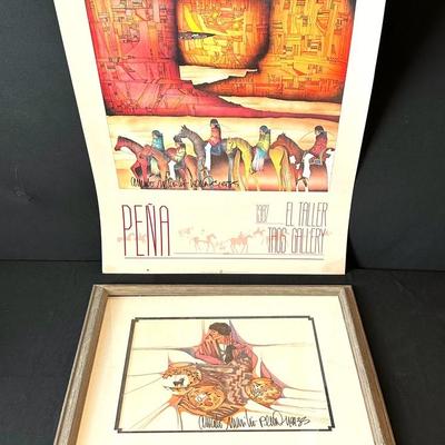 Arnado M. Pena, Jr. Signed Framed Print & Poster 