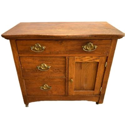 Antique Wooden Chest Of Drawers 
