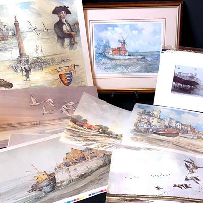 Assortment Of Water Color Prints By Jason Partner