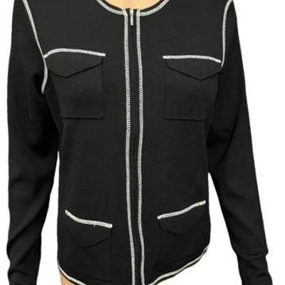 Evelyn & Arthur Black Classic Sweater Size Small 