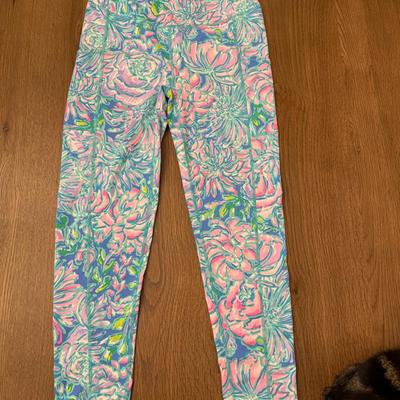 Lilly Pulitzer Luxletic High Rise Floral Leggings Size Medium