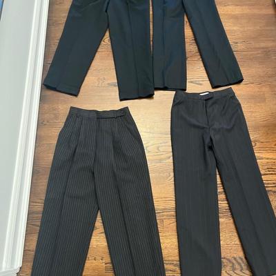 Black/Pin Striped Trouser Paths Lot (4)