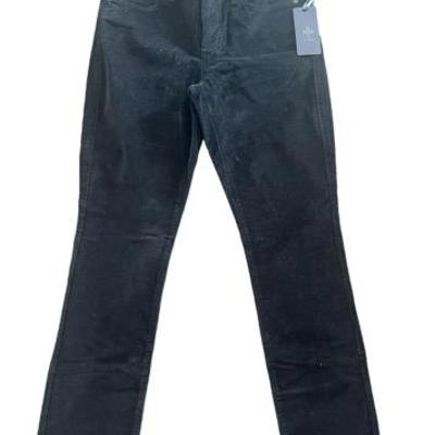 NYDJ Black Stretch Corduroy Pants Size 4P New With tags 