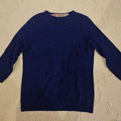 Talbots 3/4L Sleeve Cashmere Sweater Size Medium